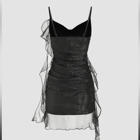 CIDER black mini whimsigoth fairy hoco whimsical gothic baddie - Picture 7 of 11